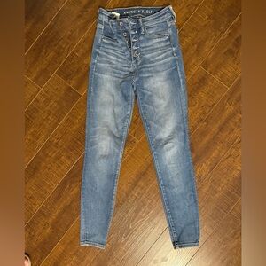 American Eagle Outfitters High Rise Blue Jeans